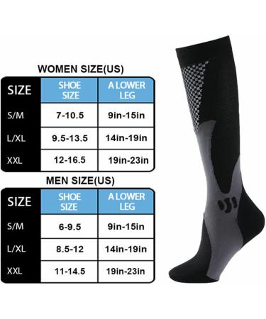 Compression Socks 10-25mmHg - Heavy Cushion Athletic Socks for Men & Women | 2 Pairs for Running & Cycling - Buy Online on GoSupps.com