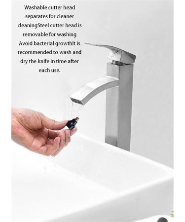 Portable Nose Hair Trimmer - Painless Battery Operated Easy to Clean Double Edged Blade for Men & Women - 2024 - Buy Online on GoSupps.com