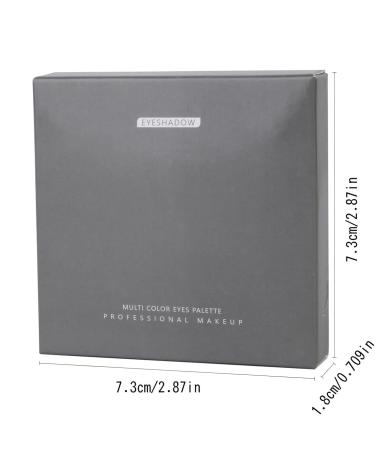 Dark Gray Shimmer Eyeshadow Intense Color Soft Texture Waterproof No Fading Perfect for Party and Everyday Life Practical Palette for Handbag - Buy Online on GoSupps.com