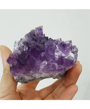 Amethyst Rough Stone 100-120g Natural Amethyst Clusters The Earth Clusters 2pc Amethyst Teeth Stone Mineral Specimen - Buy Online on GoSupps.com