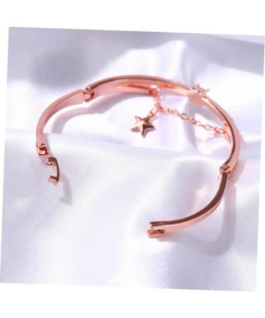 Minkissy 2-Piece Hand Jewelry Set | Star Bracelet for Women | Rose Gold Bracelets 19.5cm x 1.2cm | Shop Internationally - Buy Online on GoSupps.com