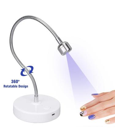 Mini UV LED Nail Lamp 3W for Gel Polish Curing - Professional DIY Nail Dryer Machine - Buy Online on GoSupps.com