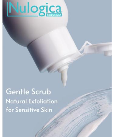 Nulogica Gentle Scrub | Safe for Sensitive Skin | Vegan | Vitamin A C & E | Organic Botanical Extracts | Water Based - Buy Online on GoSupps.com