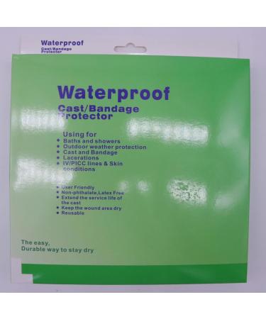 Yeloumiss Waterproof Shower Leg Protector | Adult Plaster Protection for Toes Ankles Feet and Knees | Keep Casts and Bandages Dry - Buy Online on GoSupps.com