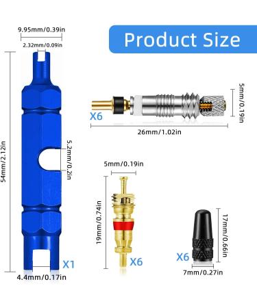 Optimized Valve Key for Bicycles | Presta & Schrader Valve Inserts Caps & Tools - International Shipping - Buy Online on GoSupps.com