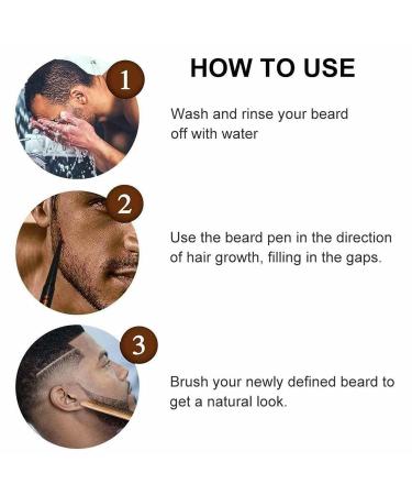 Premium Waterprooft Baardverzorging Pluimset Duurzame Baardverzorging Met Horquilla Topplicator voor Zwarte Baardbedekking | Internationaal Verzendbaar - Buy Online on GoSupps.com