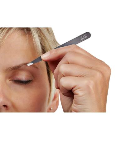 Bodyline Basics Precision Tweezer Set for Facial Hair Removal - Ideal for Eyebrows, Chin Hair, Splinters, and Ingrown Hairs - Buy Online on GoSupps.com