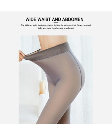 Shop Mjiqing Winter Thermal Pantyhose for Women - Fleece Tights & Leggings 2-Pack in Gray - Buy Online on GoSupps.com
