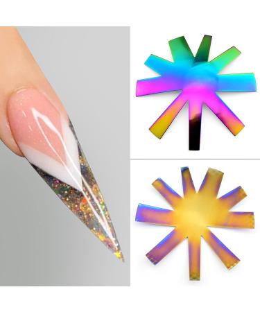 V Shape French Smile Line Nail Cutter Acrylic Tool | 9 Sizes | HJ-NAT201-FC08 - Buy Online on GoSupps.com