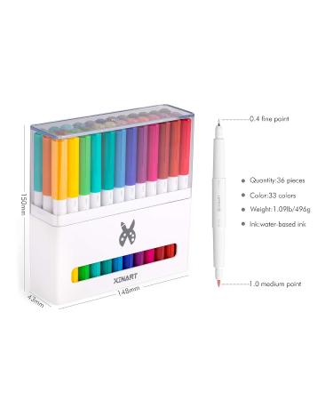 Xinart 36 Pack Dual Tip Pens for Cricut Maker 3 & Explore | Black Waterbased Ink | Ultimate Fine Point Pen Set for Cricut | Marker Pen Supplies Bundle - Buy Online on GoSupps.com