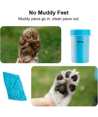 Anipaw Dog Paw Cleaner | 2-in-1 Silicone Washer Cup for Pet Grooming | Portable Cleaning Brush for Muddy Paws | Classic Style - Buy Online on GoSupps.com
