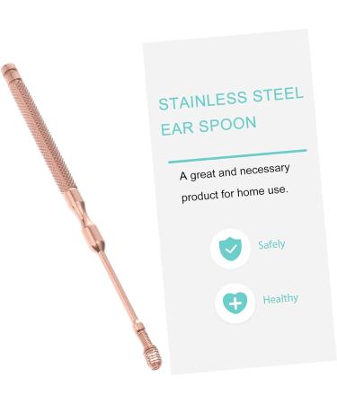 Healifty Ear Wax Removal Tool - Golden Spring Ear Curette for Ear Health and Care - Buy Online on GoSupps.com