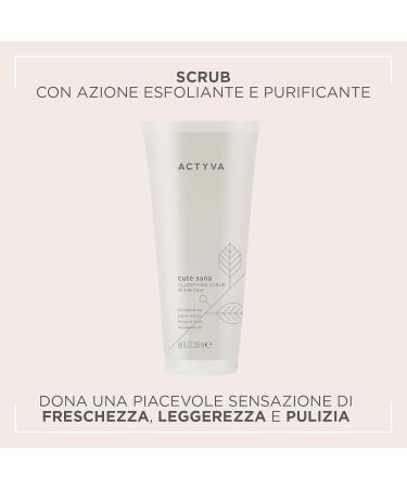  Kemon Actyva - Cute Sana Clarifying Exfoliating Scalp Scrub with Purifying and Normalizing Action - 200 ml - Buy Online on GoSupps.com