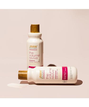 Raw Sugar Volume Revive Shampoo & Conditioner Set - Sulfate & Paraben Free Vegan Cruelty-Free - 18 Fl. Oz - International Shipping Available - Buy Online on GoSupps.com