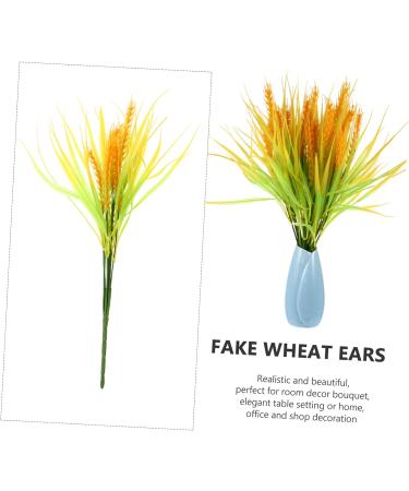 Zerodeko 4pcs Simulated Ears of Wheat Dried Wheat Stems Wheat Floral Arrangement Wheat Bouquets Fall Decorations Dry Flowers for Decoration Dried Wheat Sheaves Home Artificial Plastic Plant - Buy Online on GoSupps.com