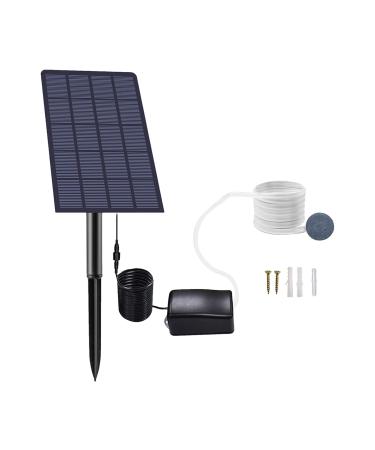 Decdeal Solar Pond Aerator Air Pump Oxygen Pump Day and Night for Garden Pond Aquarium