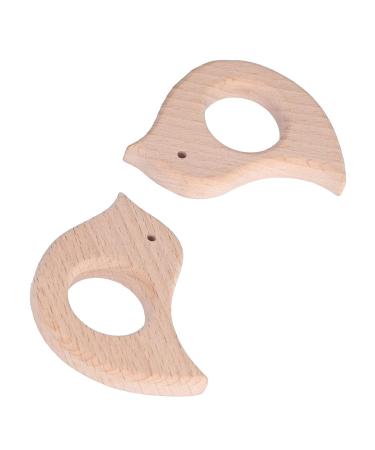 Yousiliang 5pcs Bird Shape Baby Teethers Pain Relief Teething Toys & DIY Pendant Crafts - Buy Online on GoSupps.com