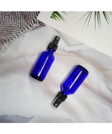 LIYUABU 60ml Empty Blue Glass Spray Bottles Small Fine Mist Atomiser Refillable Reusable Travel Spray Bottles for Essential Oil Hair Aromatherapy Perfumes Cleaning(2 Pack) Blue Paquet de 2 - Buy Online on GoSupps.com