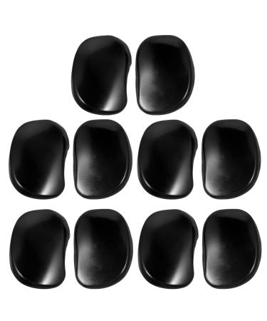 Lurrose Black Hair Dye Hairdressing Ear Cover Hair Dye Ear Cover Plastic Hair Dye Earmuffs Ear Protector for Salon Home Shower Bathing  10pcs Black Ear Cuff