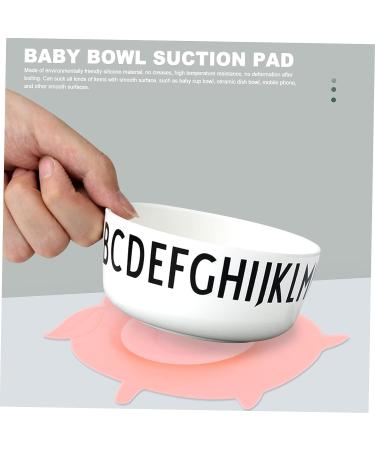 Hohopeti Suction Cup Mat - Kids Placemat for Toddlers and Babies - Pink 11.5X10.5cm - Buy Online on GoSupps.com