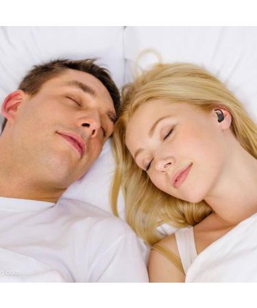 Chlffua Earplugs for Sleeping - Soft Reusable Silicone Noise Reduction 30-40dB Includes 6 Attachments (S/M/L) - Ideal for Travel & Concentration - Black - Buy Online on GoSupps.com