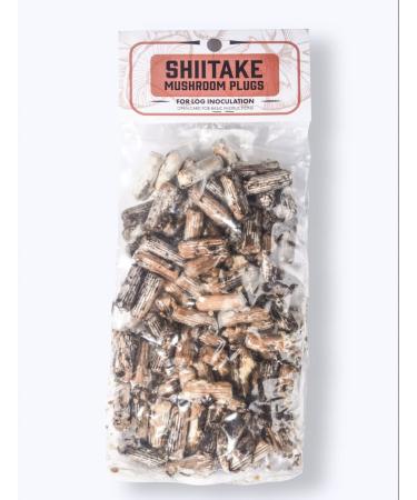 Shiitake Mushroom Plugs - Grow Mushrooms On Logs - 100 Count - by Happy Caps Mushroom Farm