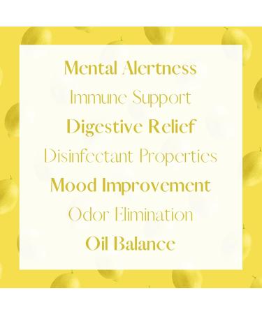 Selfpurity Organic Lemon Essential Oil %100 Pure and Natural Lemon Oil Premium Grade Essential Oils for Diffusers Skin Aromatherapy Massage - 20 ml (0.68 fl oz) - Buy Online on GoSupps.com