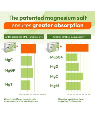 NIAM Laboratorios Magnesium Complex | Glycinate Citrate Malate | 6 High-Absorption Salts | with Vitamins B12 & D | 60 Capsules | Animafort CronoMag - Buy Online on GoSupps.com