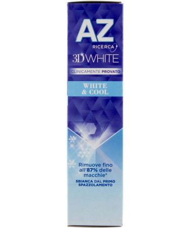  AZ RICERCA White & Cool 3D Dentifricio 65ml - Buy Online on GoSupps.com