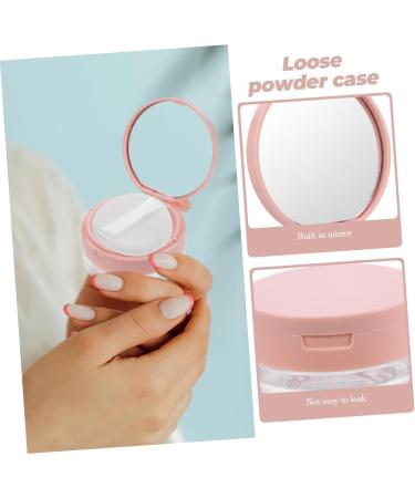 TOVINANNA 4 Pcs Portable Powder Box Crease Reusable Makeup Accessories Cosmetics Powder Case Kit Black Plastic 1 g (Pack of 1) Black Pinkx2pcs - Buy Online on GoSupps.com