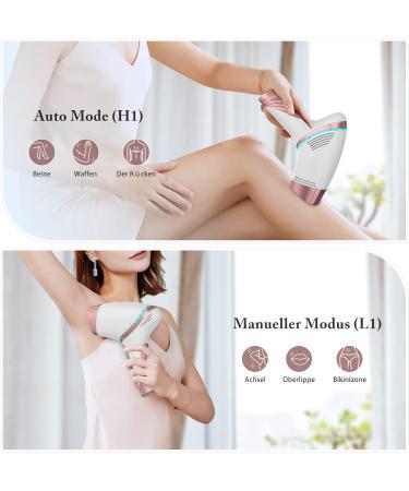 IPL Hair Removal Laser Device - 999 900 Pulses 3 Modes & 5 Energy Levels for Body Face Bikini & Armpits - Buy Online on GoSupps.com