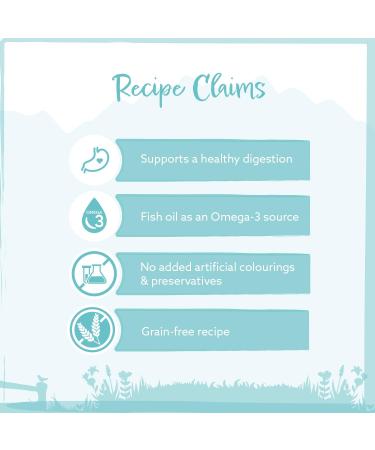 Wild Animal Premium Dog Food Haddock with Sweet Potato & Parsley Grain Free Pack of 1 (1 x 2 kg) - Buy Online on GoSupps.com