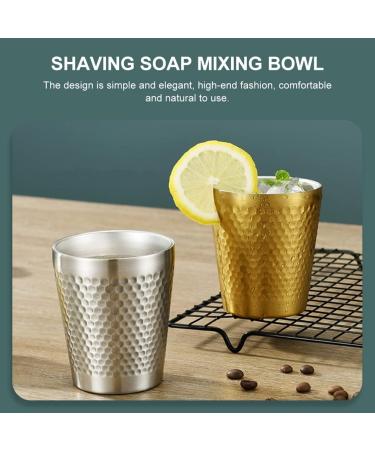 Premium Stainless Steel Shaving Cup | Durable Metal Foam Shell for Perfect Shaves | International Shipping Available - Buy Online on GoSupps.com