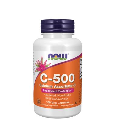 Now Foods C-500 Calcium Ascorbate-C 100 Capsules