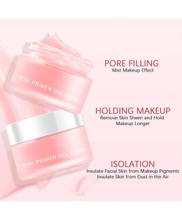 Pore Base Gel Cream Face Primer - Lightweight Concealer Cream for Silky Smooth Skin - 1.05 Fl Oz - Buy Online on GoSupps.com