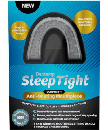 Dentemp SleepTight Mouthpiece - Custom Fit Anti-Snoring Device for Better Sleep | Made in USA - Buy Online on GoSupps.com