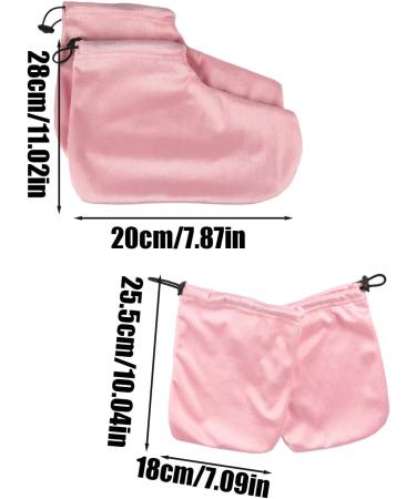 Gants de paraffine | Gants de r paration des mains taille lastique ensemble de moufles chauffantes respirantes pour peau s che p dicure pieds de femme bien- tre sommeil - Buy Online on GoSupps.com