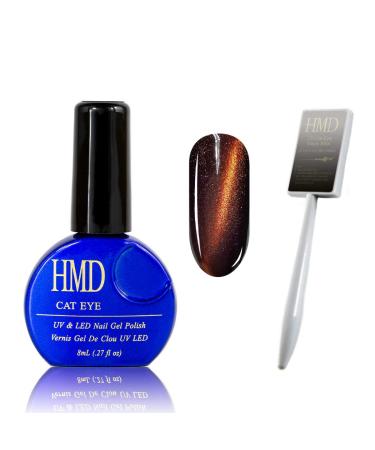 Canada HMD Soak Off UV LED Gel Nails Polish 3D Cat Eye gel coat with Magic stick (C) (014)
