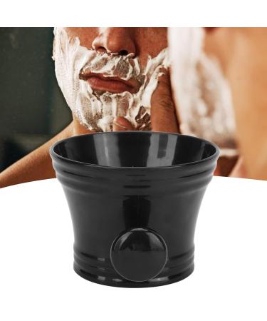 Pilipane Black Shaving Bowl with Handle | Durable Gunfire Design | Ideal for Razor Cream Soap | Travel-Friendly Wide Mouth | Perfect for Barbershop & Home Use - Buy Online on GoSupps.com