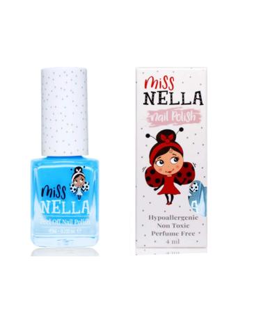 Miss Nella Mermaid Blue Nail Polish for Girls - Water-Based Peel Off Formula - International Shipping Available - Buy Online on GoSupps.com