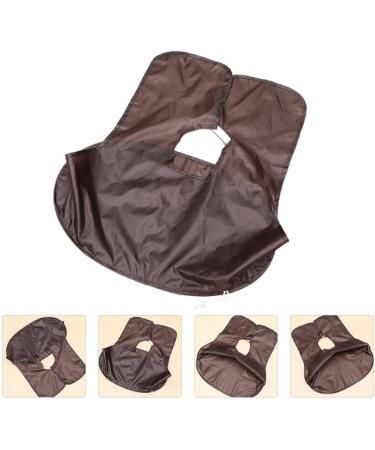 Lurrose Beard Apron Hair Catcher - Non-Stick Hair Cutting Cape for Men | Perfect Grooming Gift (Coffee) - Buy Online on GoSupps.com
