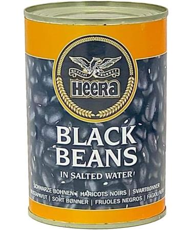 Heera Black Beans Tin | 400G | Precooked Black Beans | Healthy Nutritious | Ready to Eat Healthy Food | Indian Origin (Pack of 2) - Buy Online on GoSupps.com