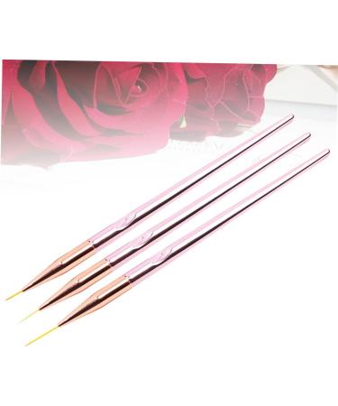 FRCOLOR 3-Piece Set Nail Brush Manicure Tools Paint Brush for Nail Drawing Nail Tools Painting Pen Nail Art Tools Nail Art Pen Painted Pen Pull Cover Bar - Buy Online on GoSupps.com