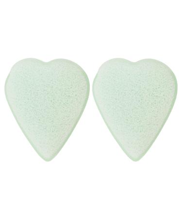 Heart Shaped Facial Sponge Set - Absorbent Elastic & Gentle Exfoliation for All Skin Types - Buy Online on GoSupps.com