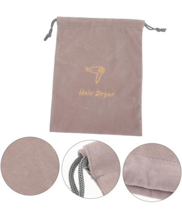 Mikinona 2pcs Velvet Bag Universal Hair Dryer Bag Shoe Travel Bag Travel Hair Dryer Bag Hair Dryer Retractable Cord Hair Dryer Bags Drawstring Fabric Bags Hair Dryer Storage Bags - Buy Online on GoSupps.com