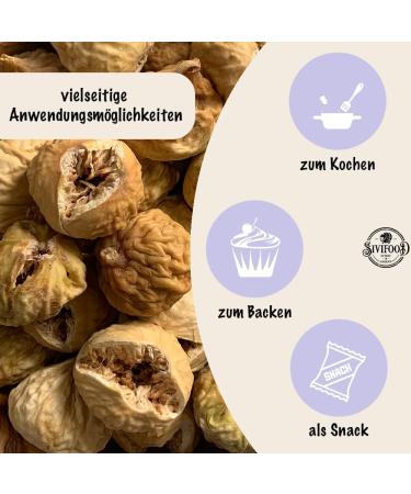 SIVIFOOD Dried Dwarf Figs 200g - Dried Natural Mini Figs No Added Sugar Dried Fruits - Buy Online on GoSupps.com