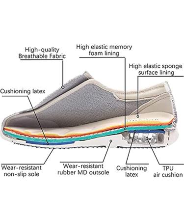 QDCHOME Extra Wide Women's Shoes with Adjustable Closure - Lightweight, Diabetic Friendly, Arthritis Relief - Gelb, Size 6.5 US / 36 EU - Buy Online on GoSupps.com