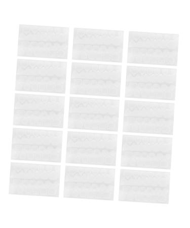 FRCOLOR 15sheets Nail Jelly Glue Manicure Fake Nails Glue Double Sided Nail Glue Jelly Glue Stickers Nail Glue Patches Manicure Tools Breathable Nail Glue Nail Gel Water Proof