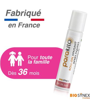 BIOSYNEX PARAKITO Roll On soothing and refreshing gel after bite for all insects antiitch made in France 5 ml RollOn - Buy Online on GoSupps.com
