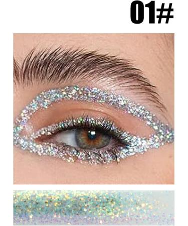 Glitter Eyeliner Liquid Eyeliner Glitter Glitter Eyeshadow Glitter Makeup Stage Makeup (1) - Buy Online on GoSupps.com